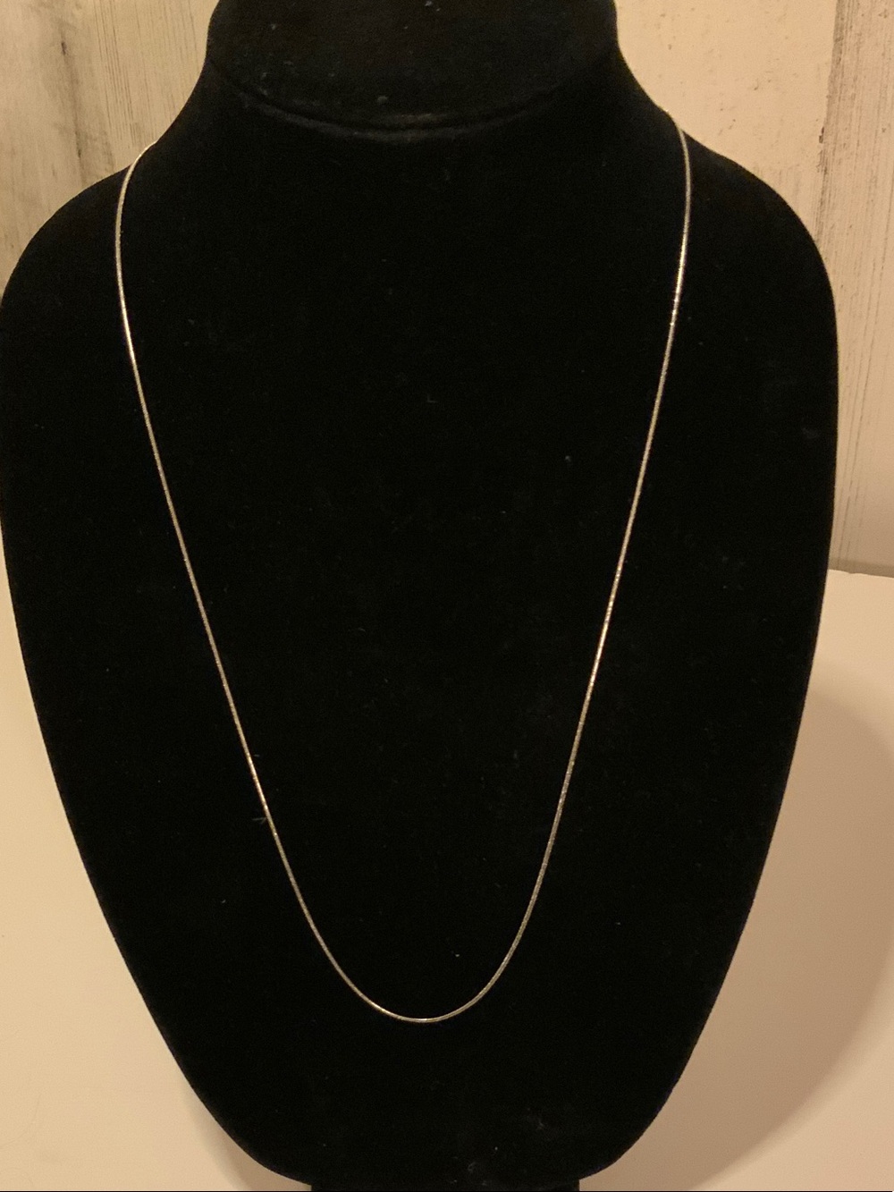 Classic Thin Silver Chain Necklace - Women Jewelry